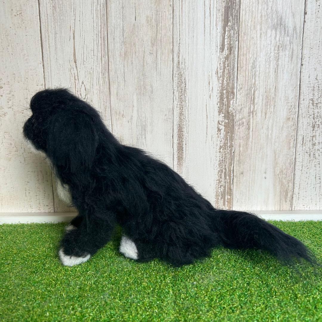 ★memeco★羊毛フェルト【ペキニーズ】犬　メモリアル　マック