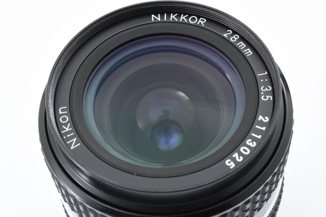 超美品 NIKON AI-S NIKKOR 28㎜ f3.5 MF Y971