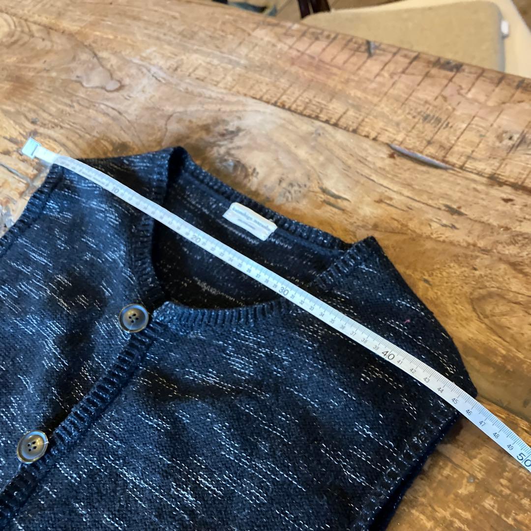 P*r様 Yin&Yang インヤン　勝重村岡 ベスト　毛８５％ナイロン１５%