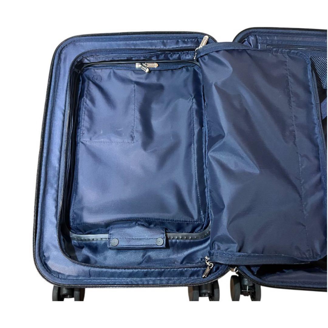 BERMAS バーマス 34L４輪キャリー　キャスターロック　ドリンクホルダー付