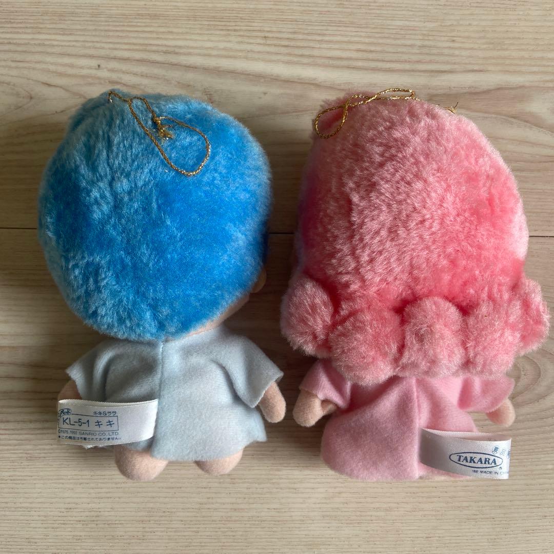 サンリオ　キキララ　ぬいぐるみ　平成レトロ　タカラ 非売品　希少レア　1992年