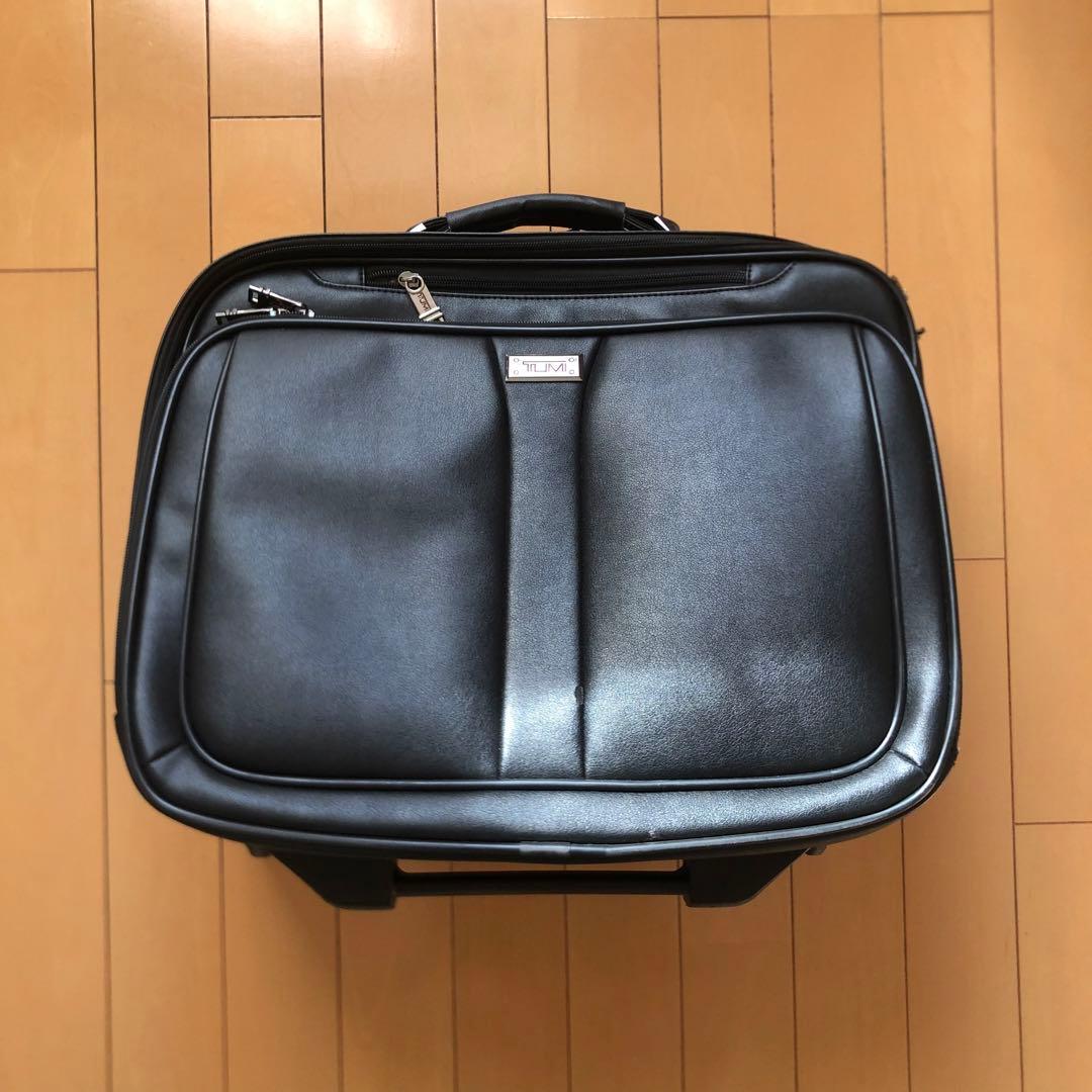 バッグ TUMI 2way leather carrybar case 2 wheels