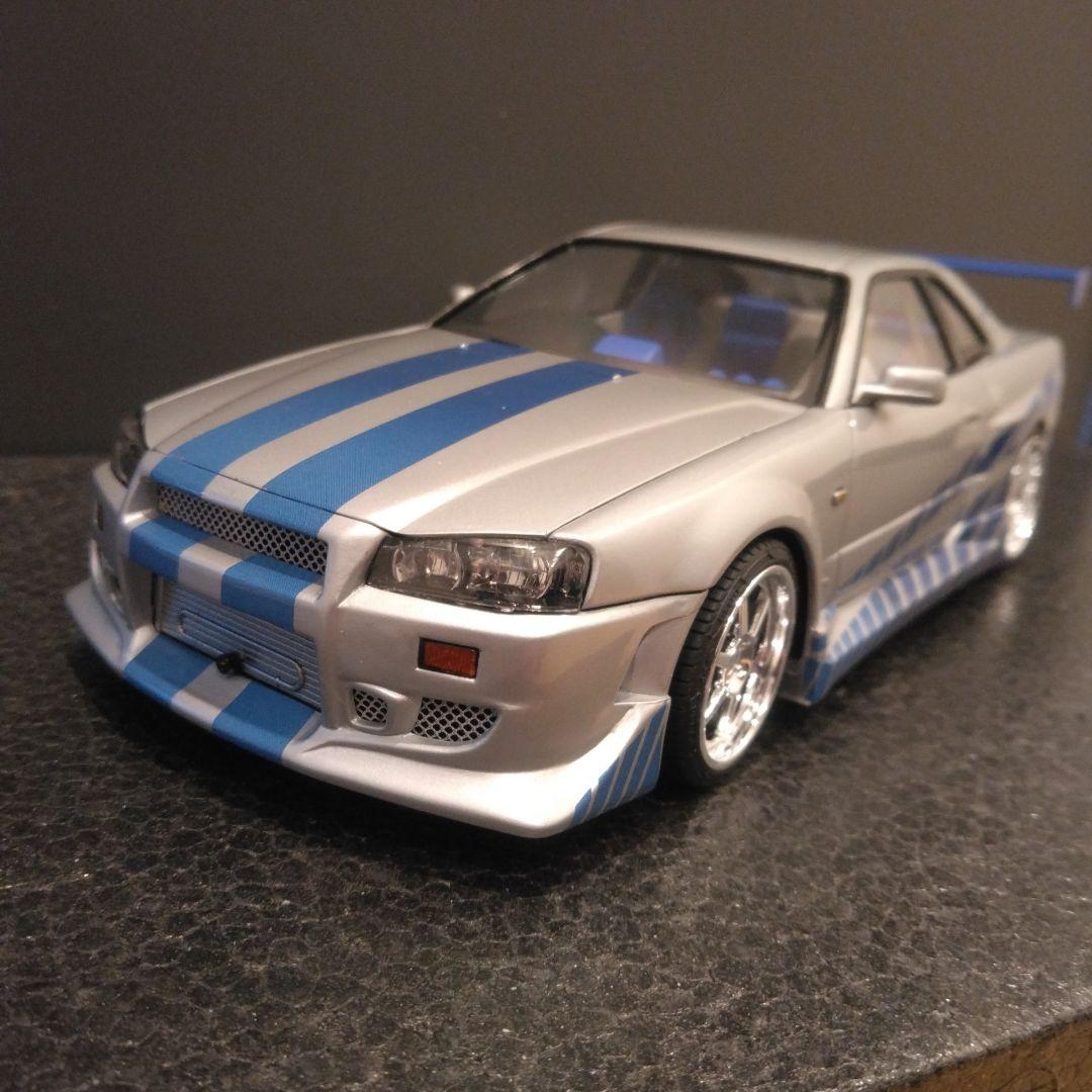 1/24 SKYLINE GT-R ワイスピ ブライアン仕様 アオシマ
