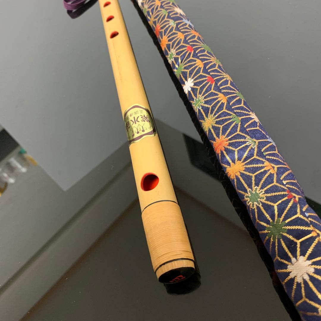 m*o様 《美品》《送料無料》⭐︎ 篠笛 獅子田 紫水笛 7穴4本調子♪⭐︎