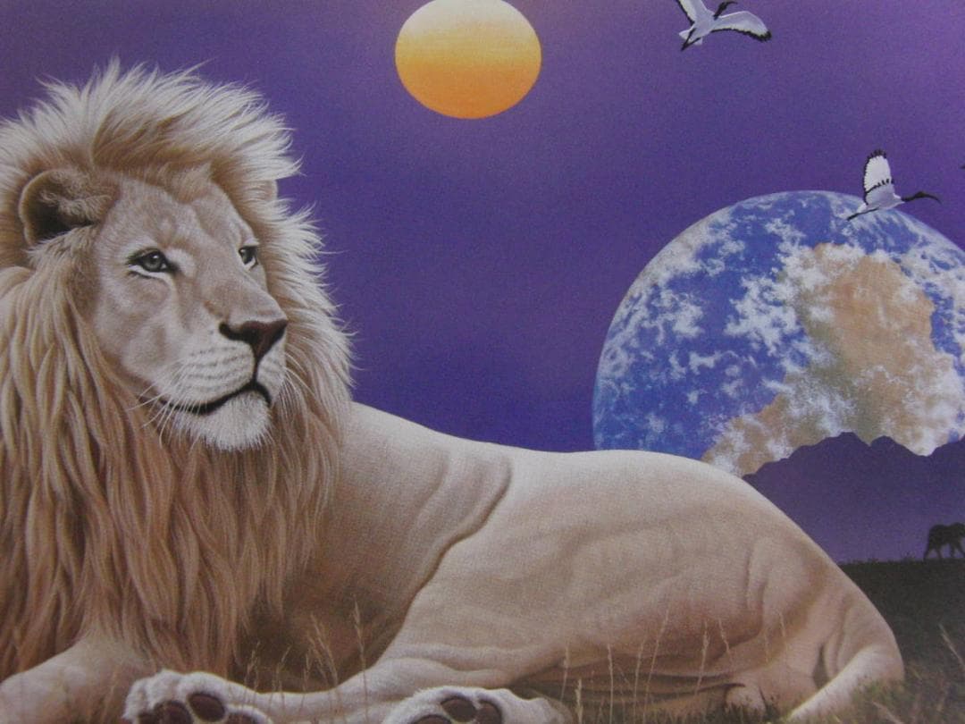 シム・シメール、【KING'S WORLD】、希少な額装用画集より、厳選