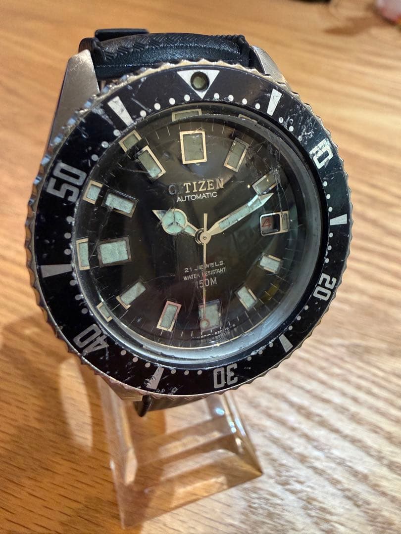 CITIZEN チャレンジダイバー　フジツボダイバー　150m防水　OH済