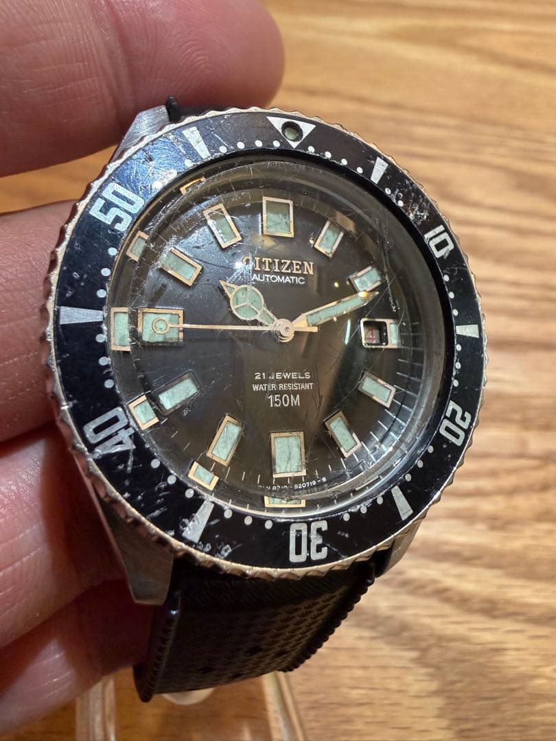 CITIZEN チャレンジダイバー　フジツボダイバー　150m防水　OH済