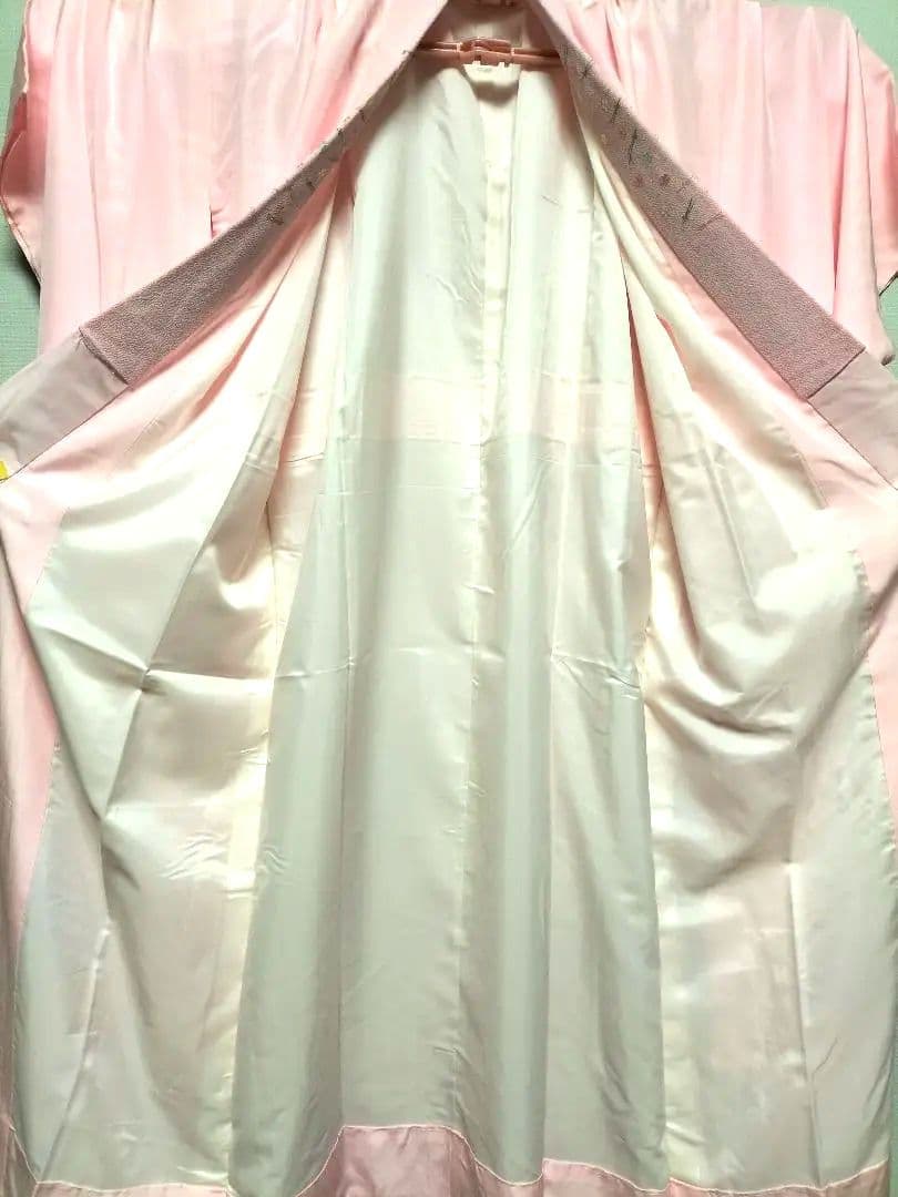 加賀友禅振袖　正絹　藍色　美品　縁起良い柄　成人式　長襦袢つき