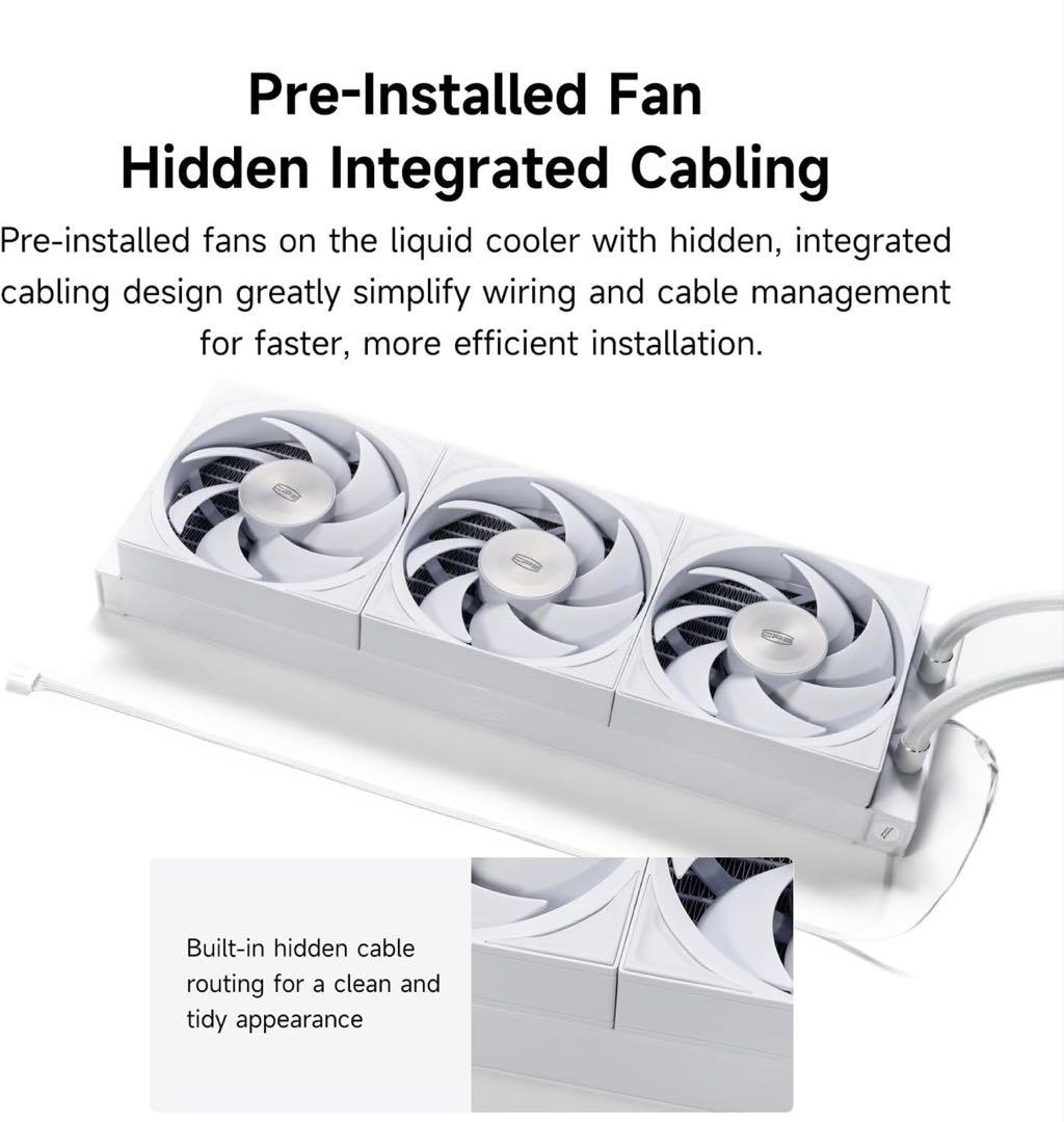 PCCOOLER CPS DS360Pro デジタル一体型CPU水冷クーラー