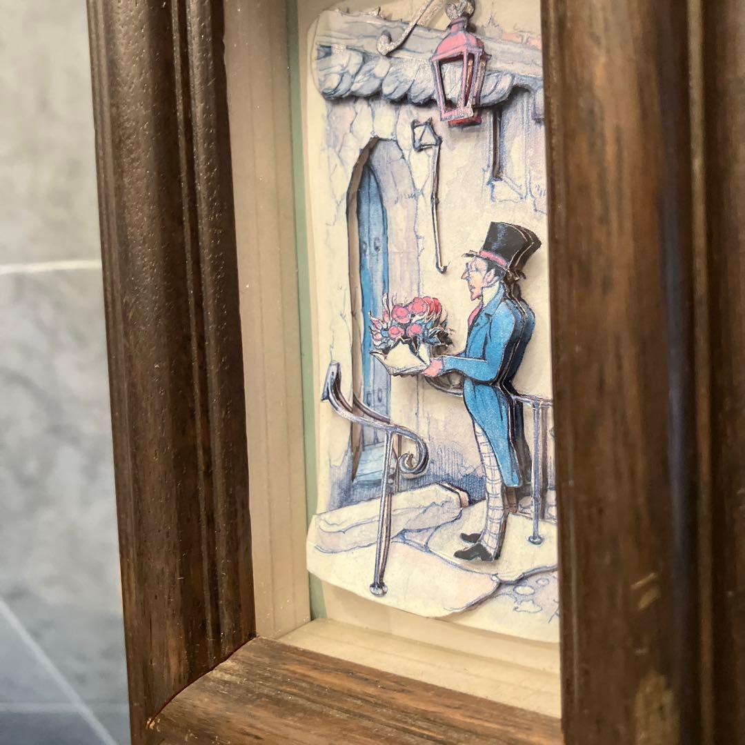 ヨーロッパの作家さんが作った精巧でロマンチックなペーパーアート2セット