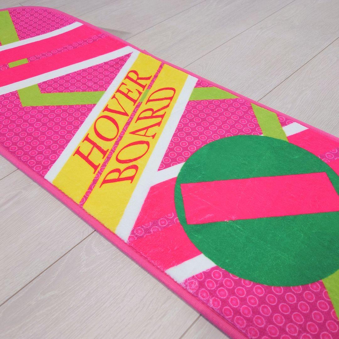 希少 ラスト バックトゥザフューチャー ホバーボード スケート ラグ マット