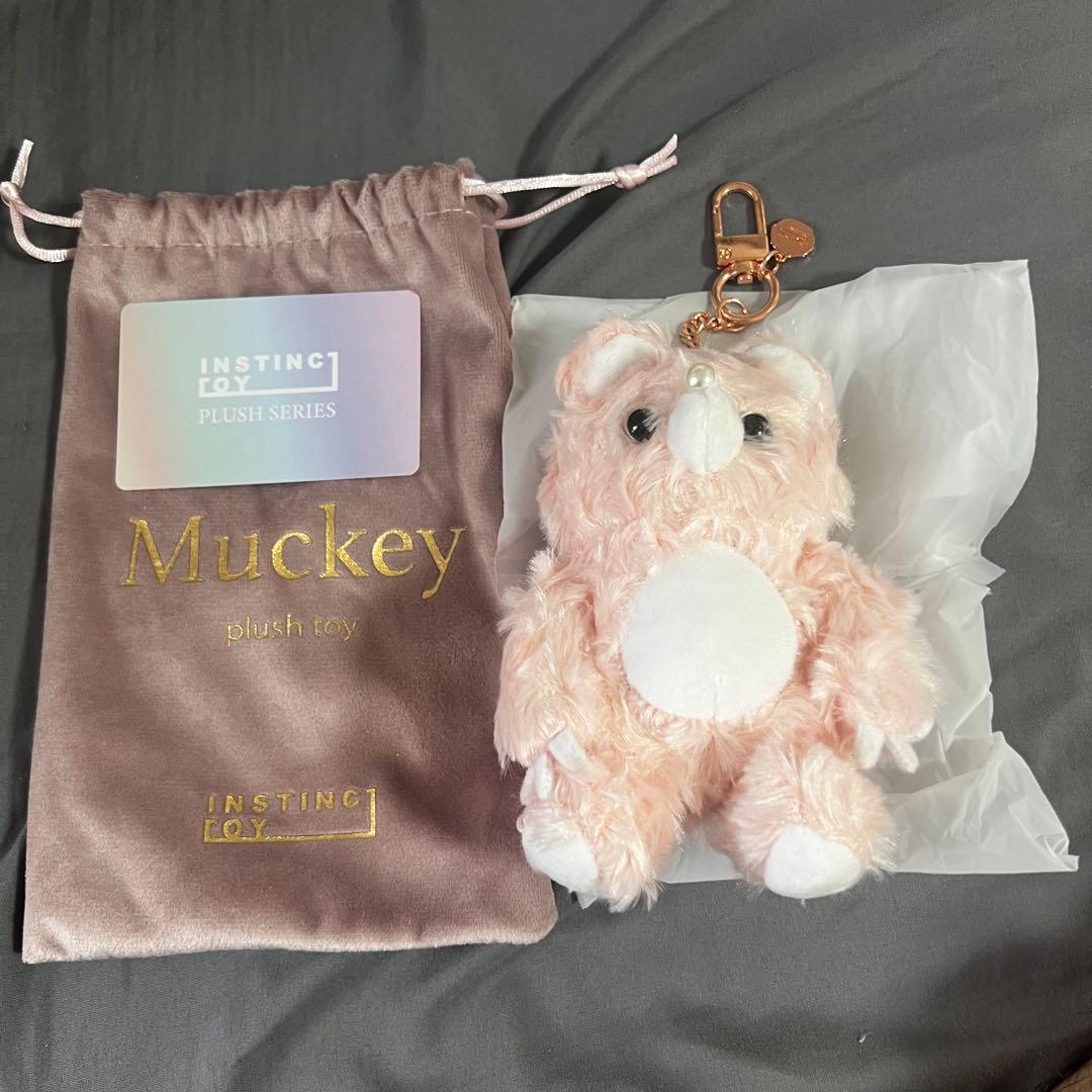 ぬいぐるみ INSTINCTOY Muckey plush accessory pink
