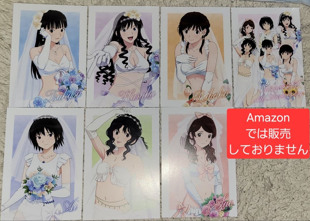 アマガミSS　アクリルスタンド　ウェディング水着Ver.特大全６種　オマケ付き