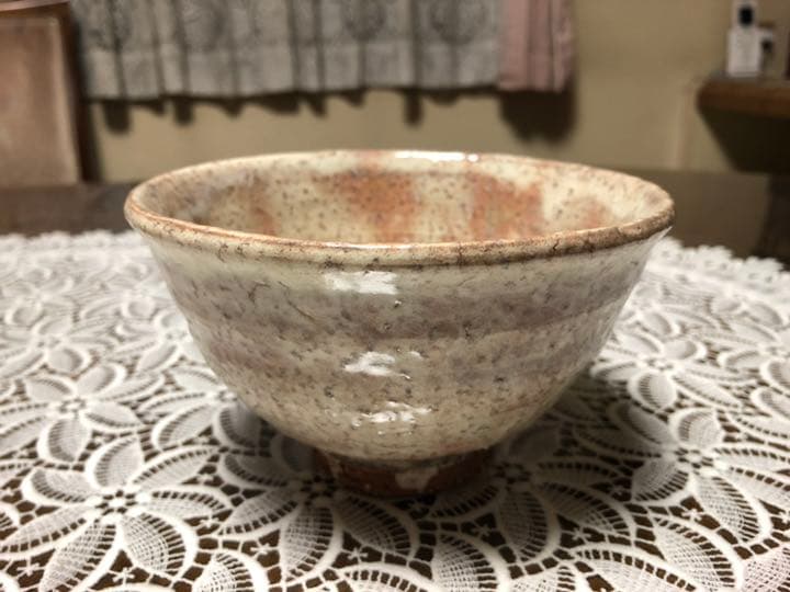 萩焼 泉流山 吉賀大眉作 萩茶碗