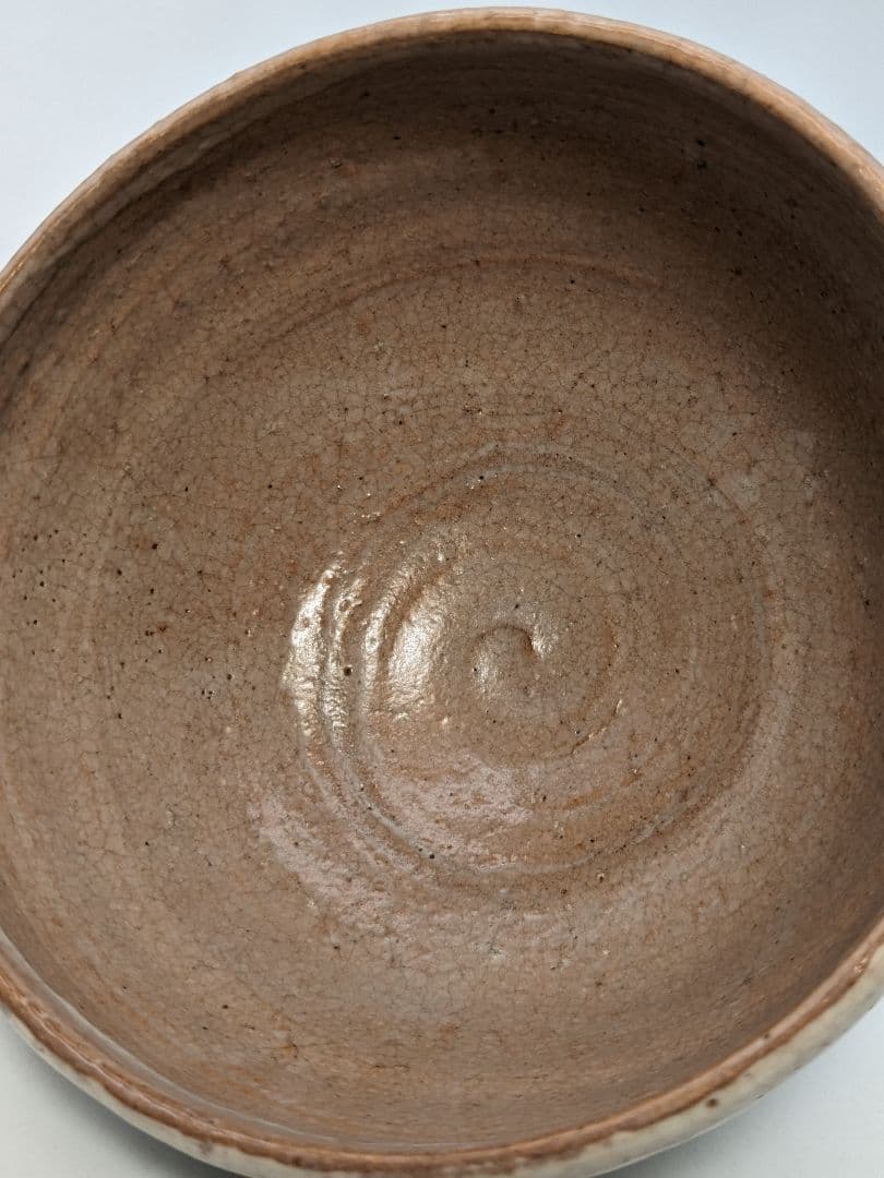 萩焼 絵萩茶盌 桐箱合布 抹茶碗 抹茶茶碗 茶道具 茶器 食器 工芸品 笹絵竹絵