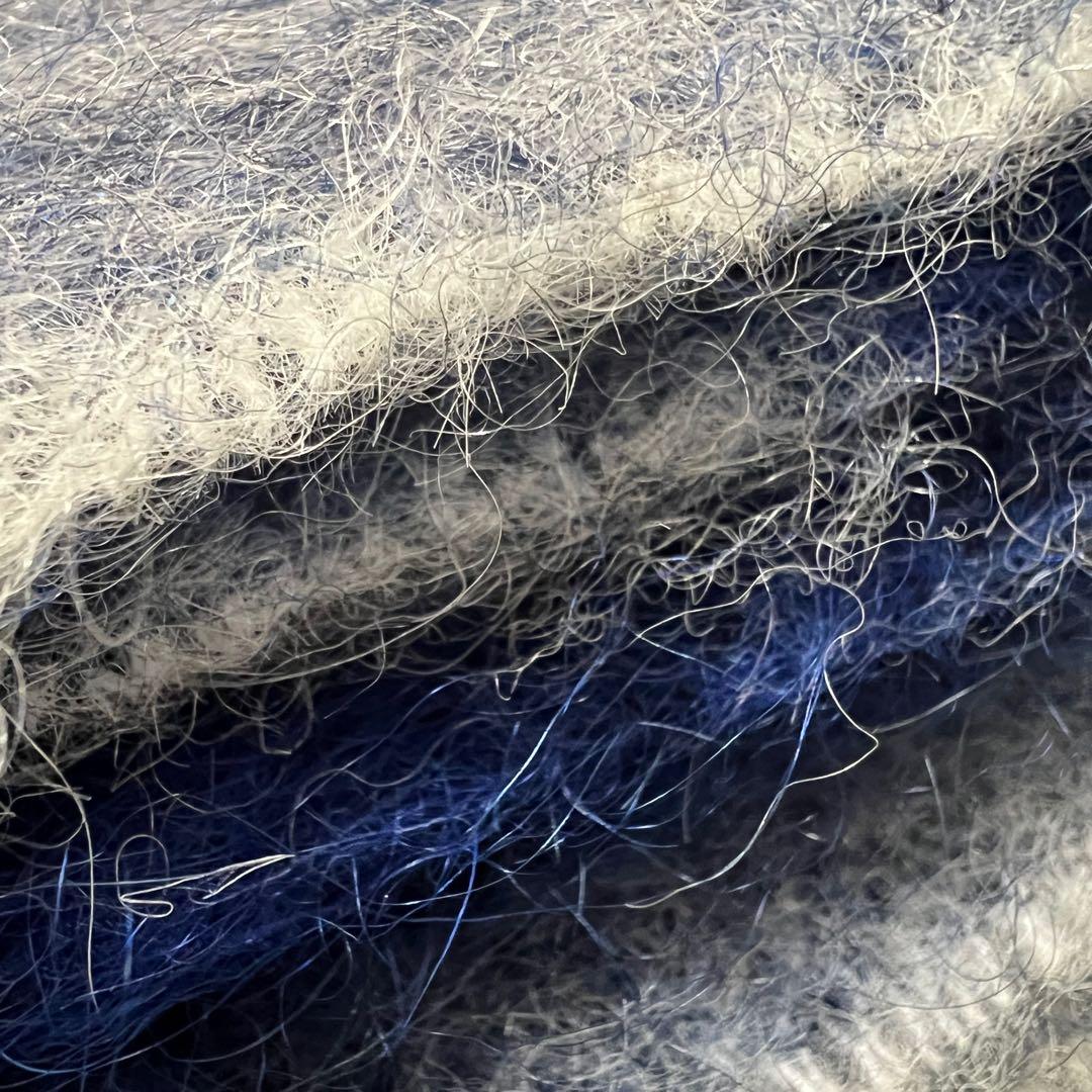 【正規品】Acne Studios アクネ マフラー モヘア ブルー 保管布袋付