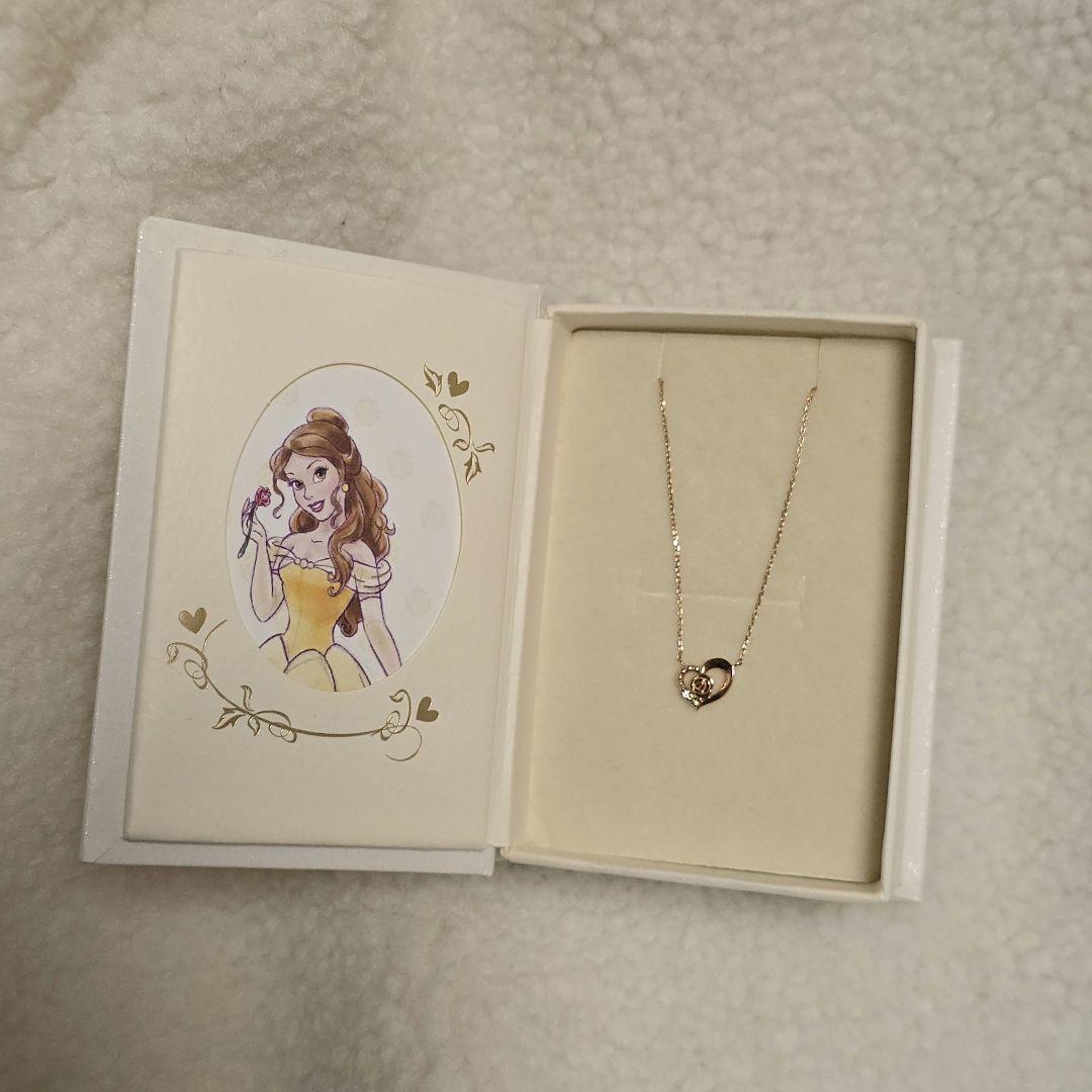 ディズニープリンセスネックレス 美女と野獣 ベル THE KISS