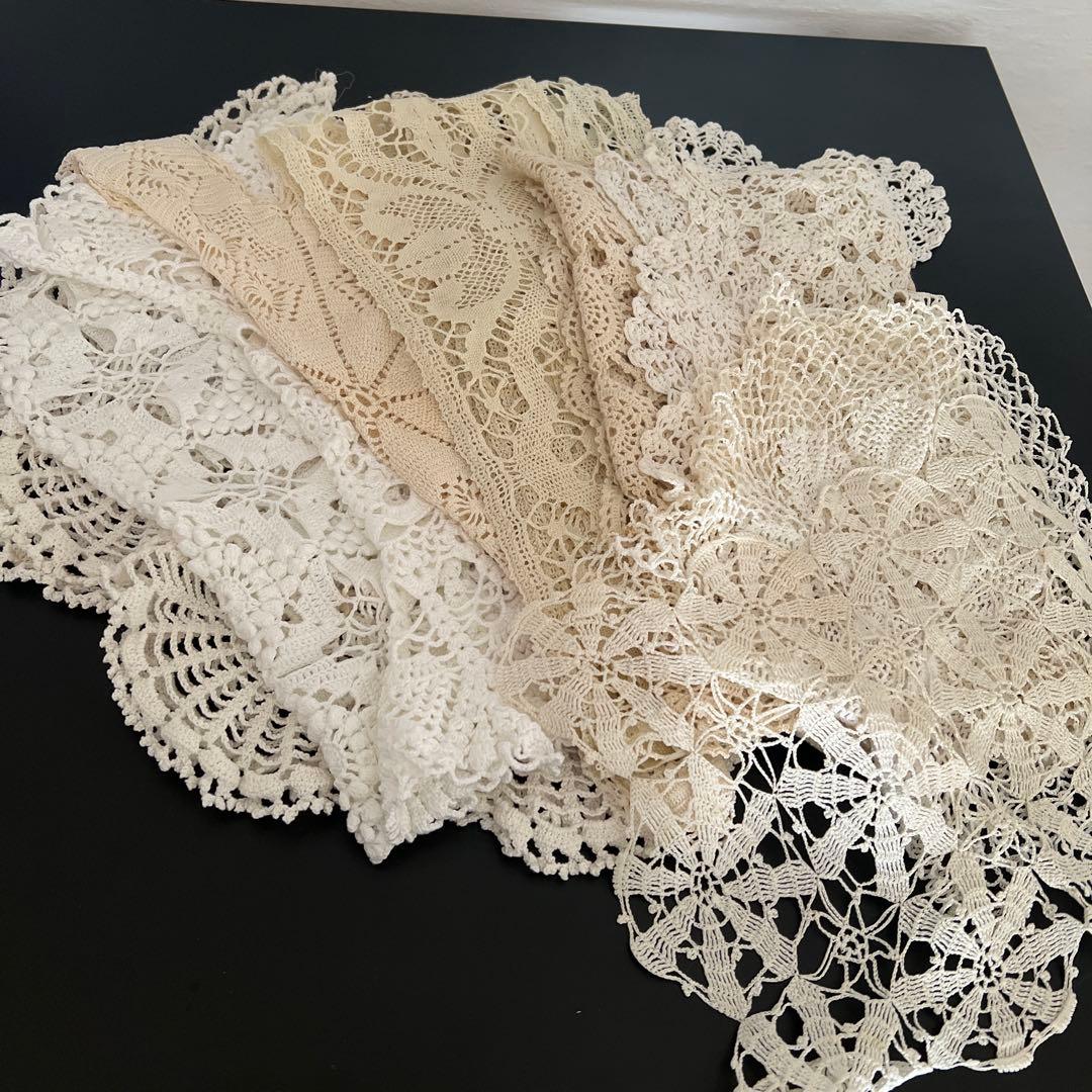 ヴィンテージレースマットセット