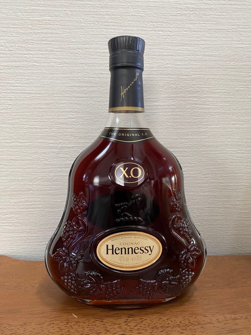 HennessyヘネシーX.O ブランデー　黒キャップ