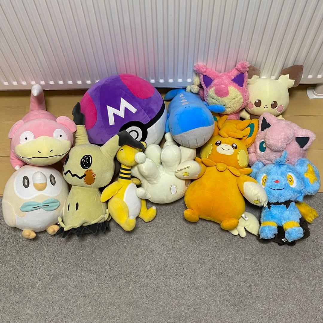 激安‼️《ポケモン/ポケットモンスター》大きい ぬいぐるみ まとめ売り 計27個