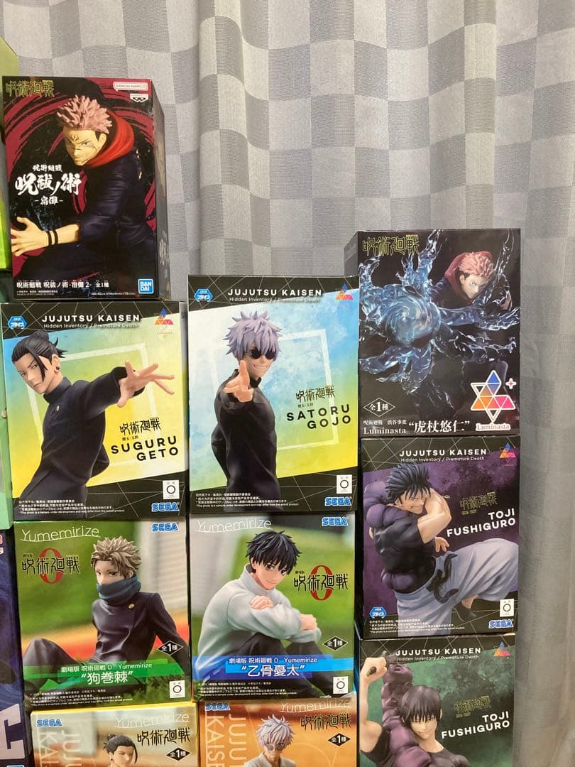 呪術廻戦 プライズフィギュア まとめ売り 五条悟 夏油傑 虎杖悠仁 乙骨憂太