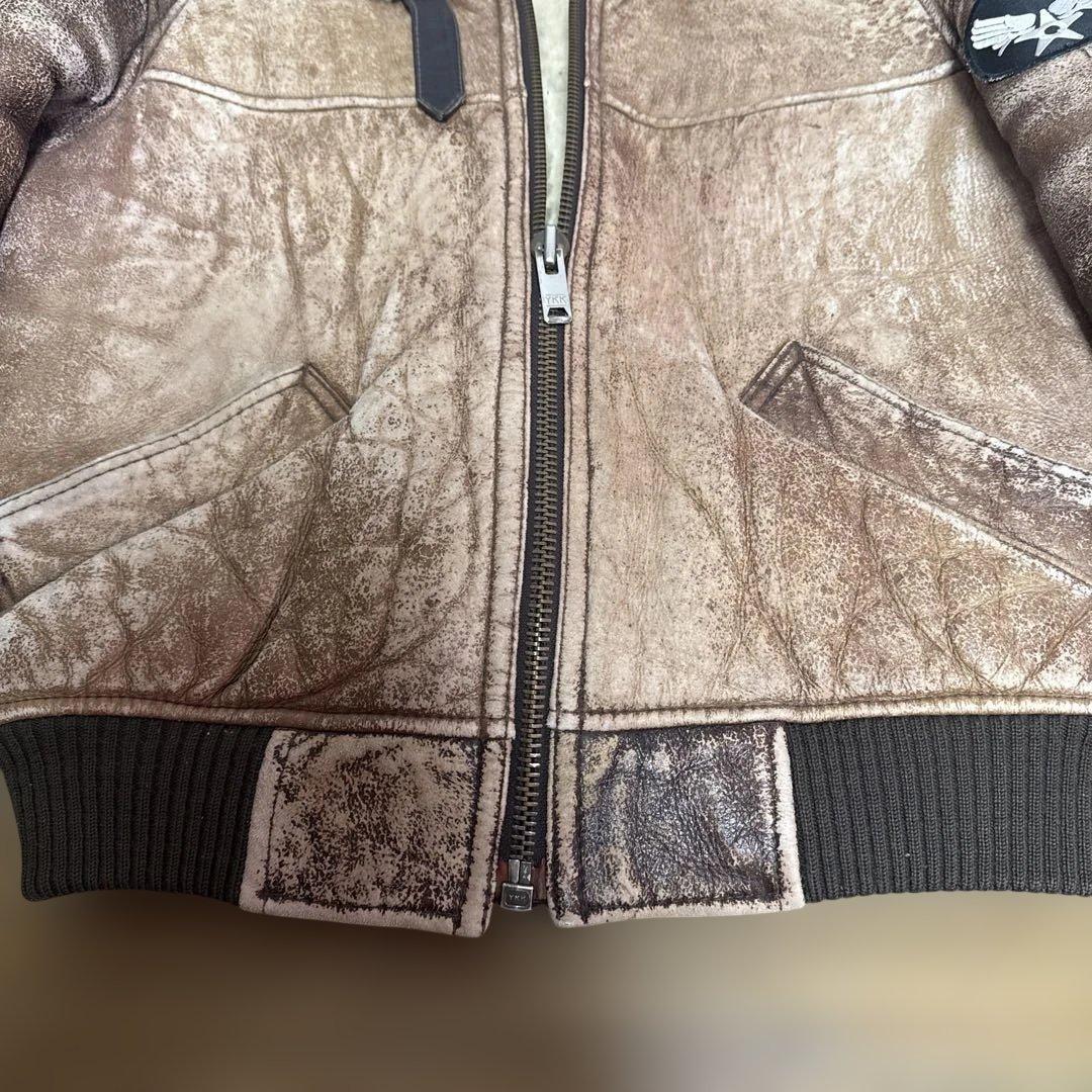 B-6 フライトジャケット　40 ビンテージ加工