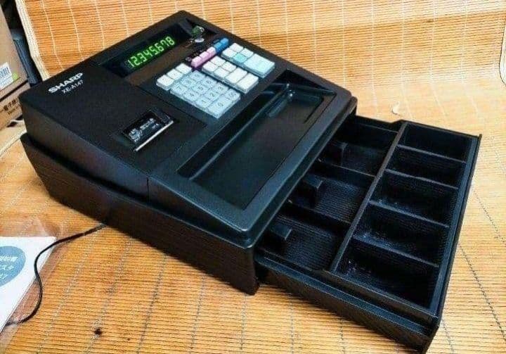 シャープレジスター　XE-A147　PC連携売上管理フル設定無料　433335