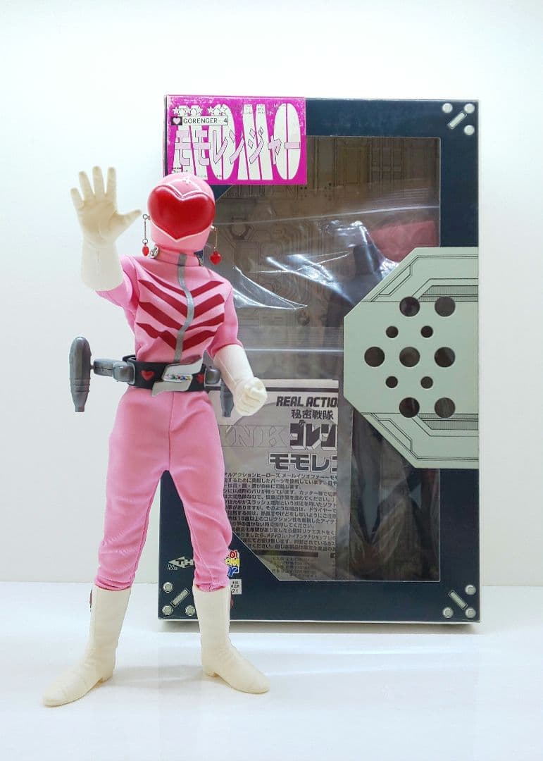 約30cm可動♥️RAH④♦️モモレンジャー(改)✨昭和/特撮/メディコムトイ☆