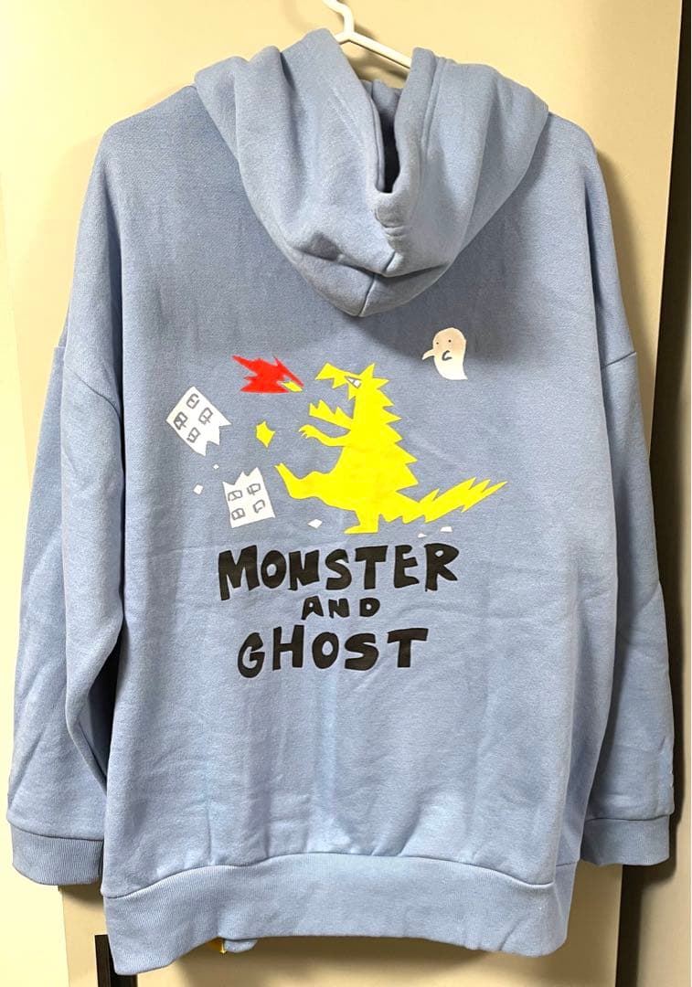 【値下げ】PEOPLE1 パーカー　怪獣とゴースト