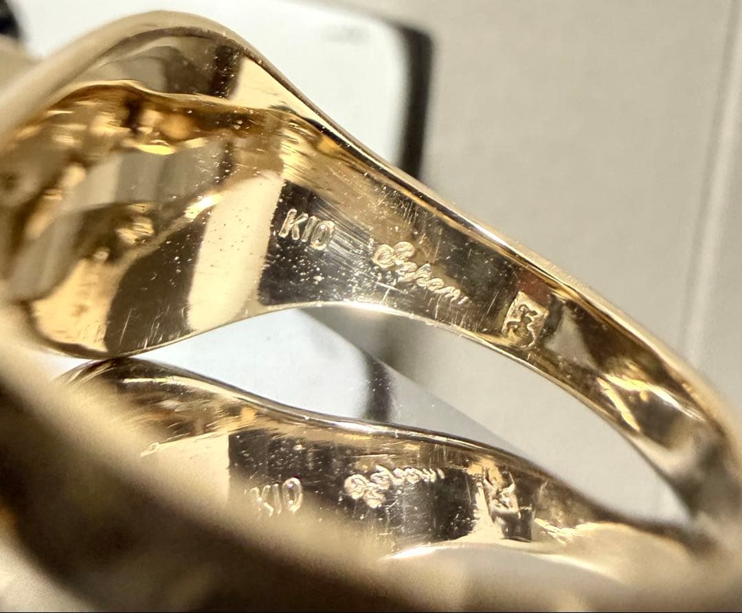 TIKASHI K10 シグネットリング 11号