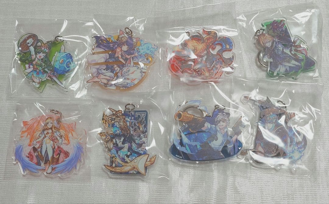 モンスト　コレクションシンボルマークキーホルダー　24種