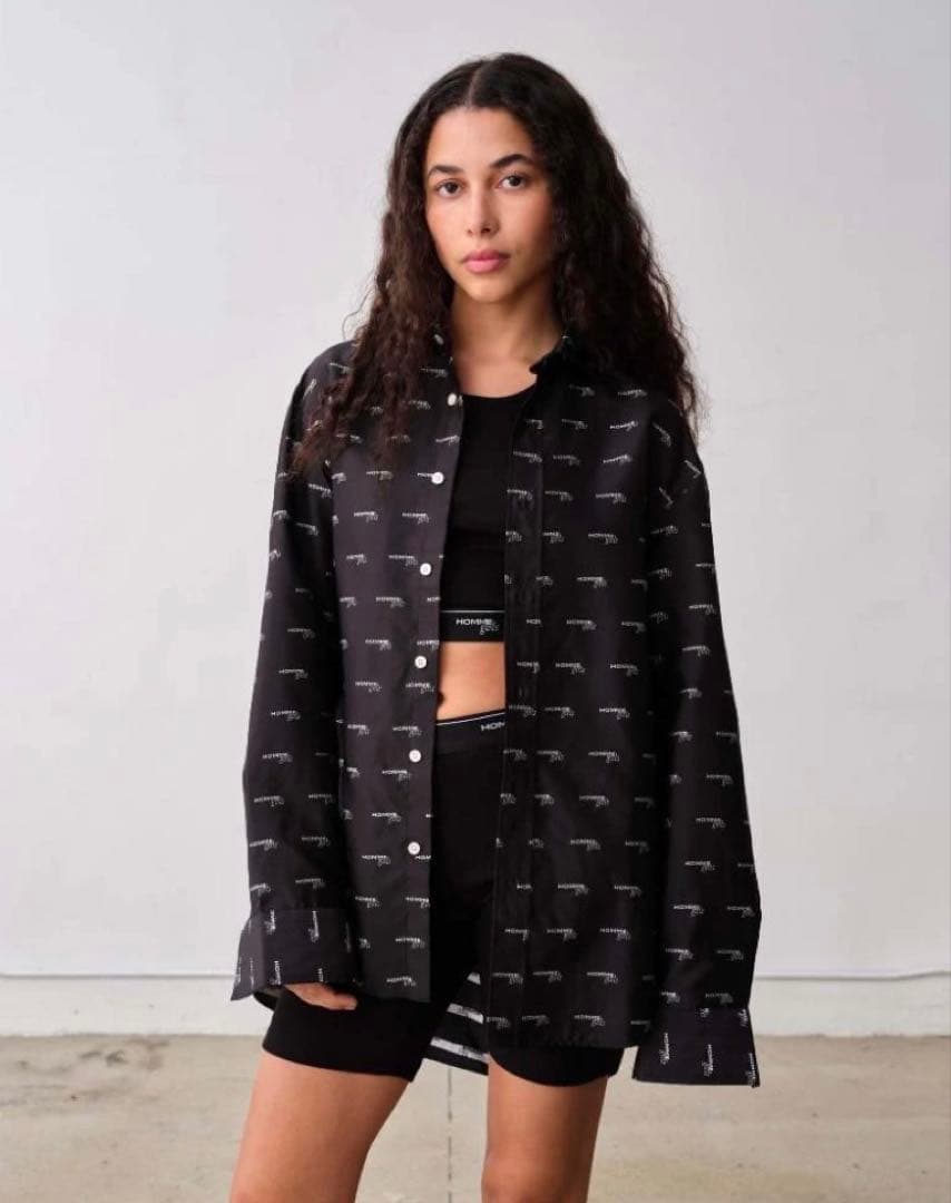 【Homme girls】LOGO CROPPED TANK 新品