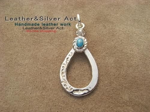 ターコイズ シルバー925　スタッズスター グラスホルダーストラップ　メガネ紐