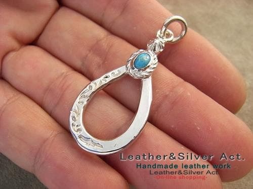 ターコイズ シルバー925　スタッズスター グラスホルダーストラップ　メガネ紐