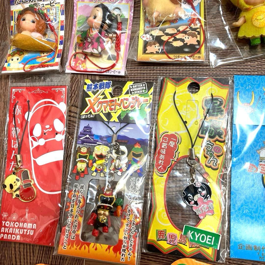 ご当地キューピー　マスコットQP　キーホルダー　ストラップ　平成レトロ　当時物