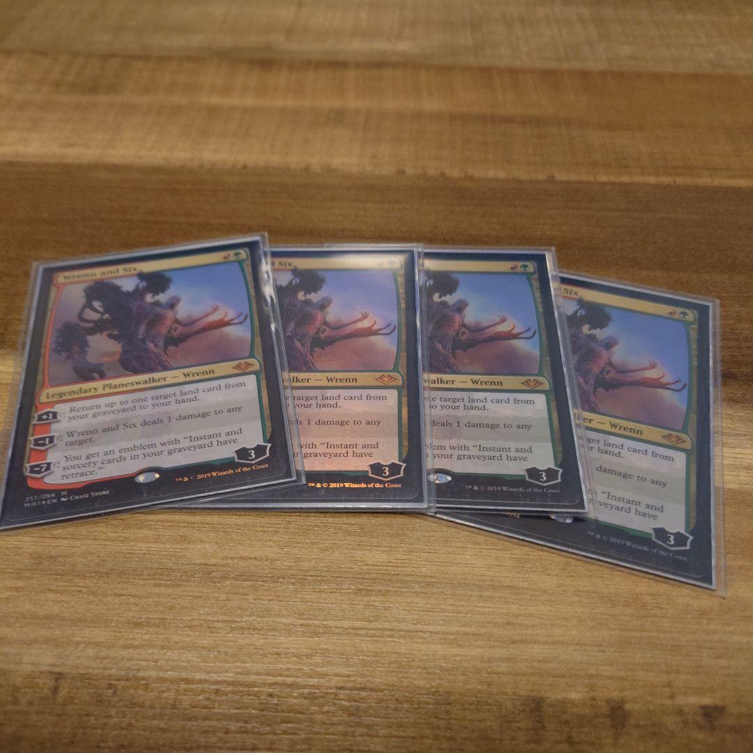 MTG　レンと６番　foil　４枚