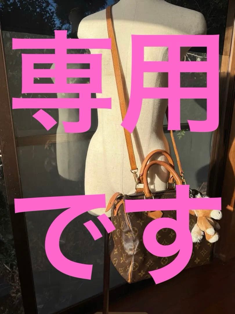 ルイヴィトン●スピーディ25 ●正規ショルダー付き●斜め掛け●中古美品