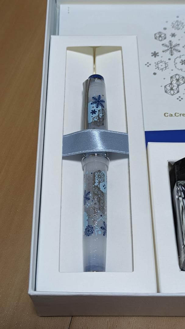 セーラー 万年筆 カ.クリエ プレミアムクロス×プロフェッショナルギア 初雪限定