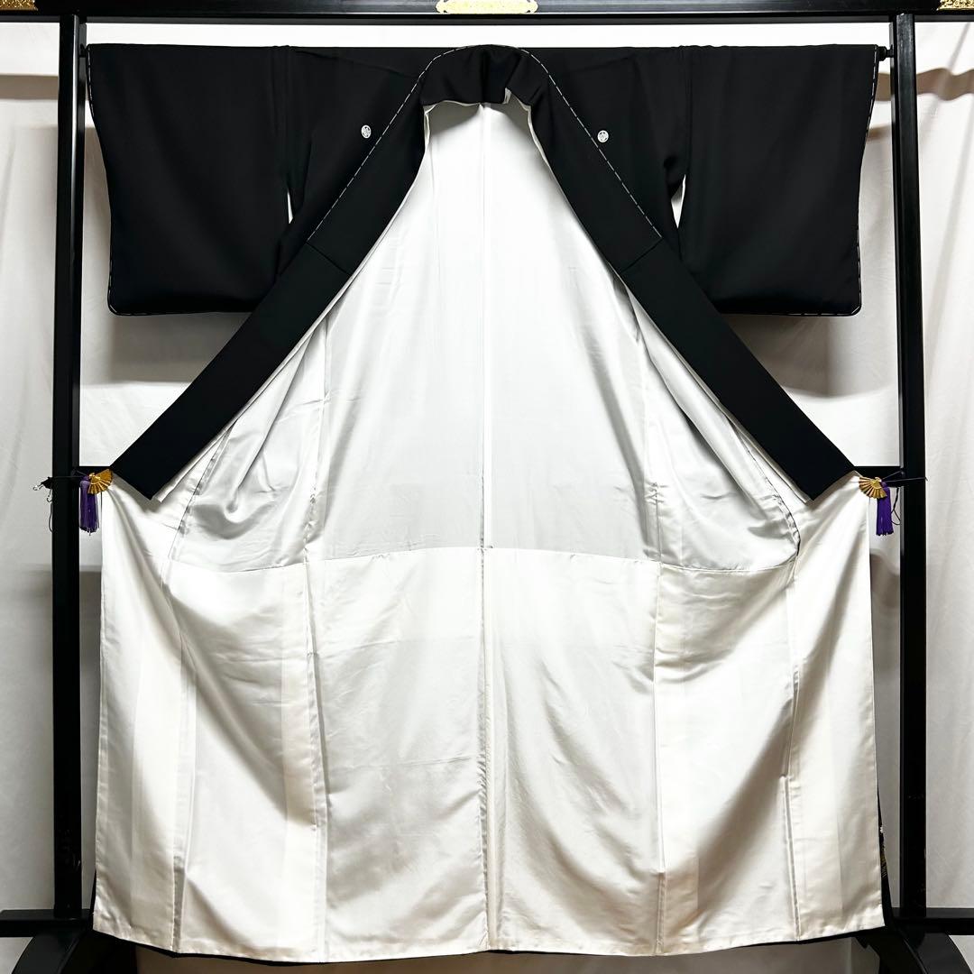 【654】友禅•金箔•金駒刺繍 黒留袖