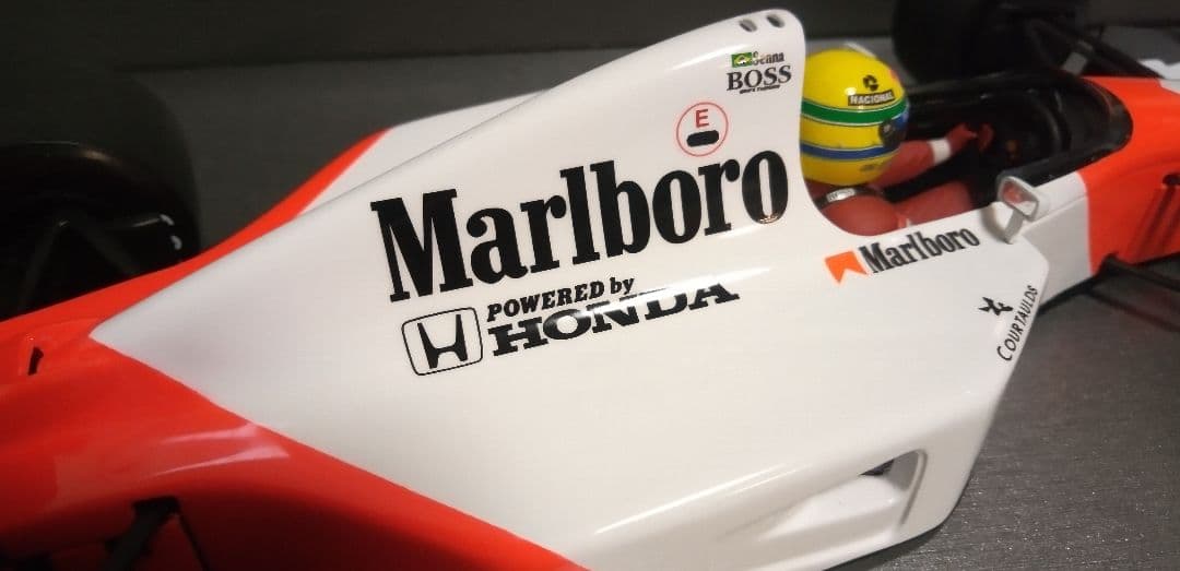 ミニチャンプス 1/18 F1 マクラーレン MP4/7A セナ リペイント
