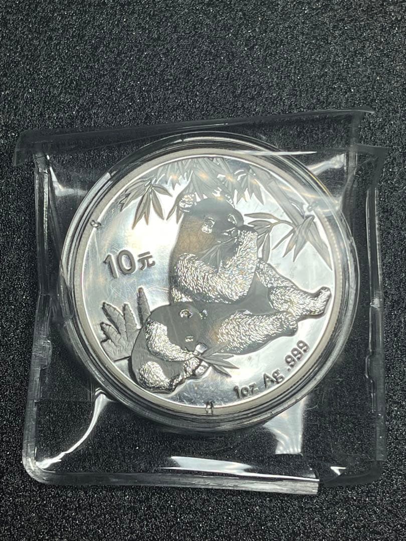 や*す様 銀貨　2007 中国　パンダ 10 元 1 オンス Ag.999