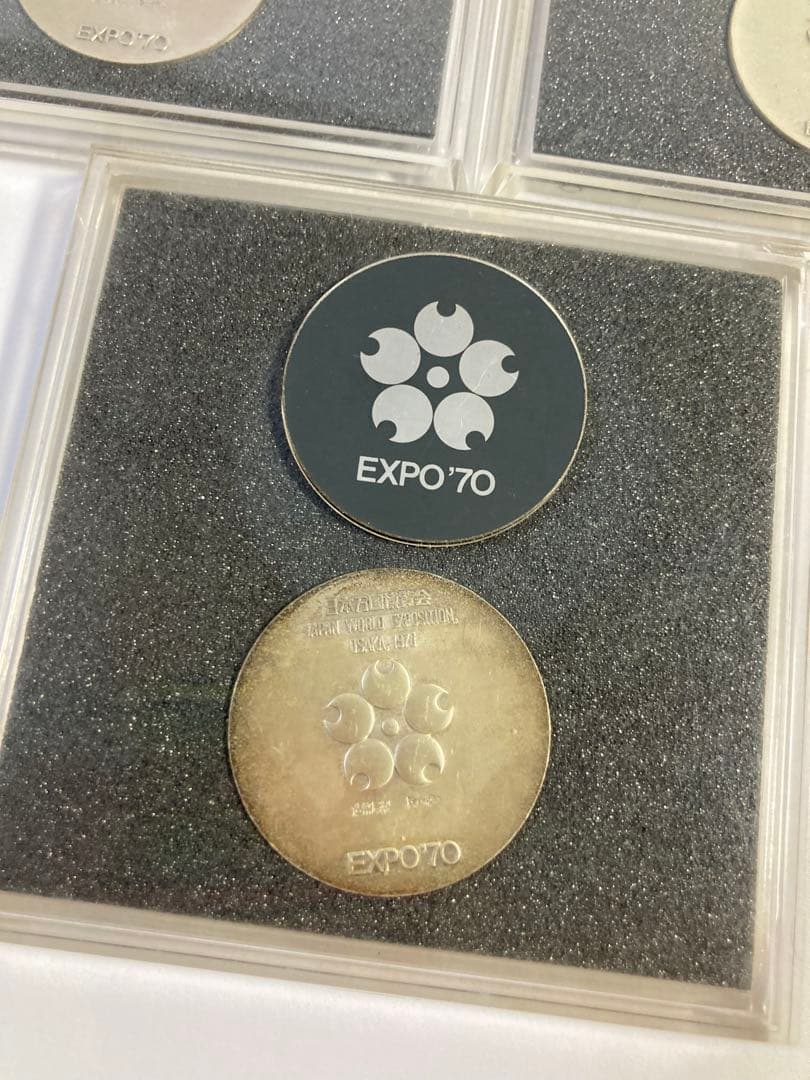 1972年日本万博覧会記念メダル　銀メダル３点　シルバー