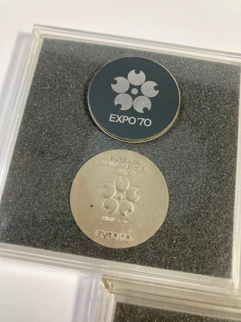 1972年日本万博覧会記念メダル　銀メダル３点　シルバー