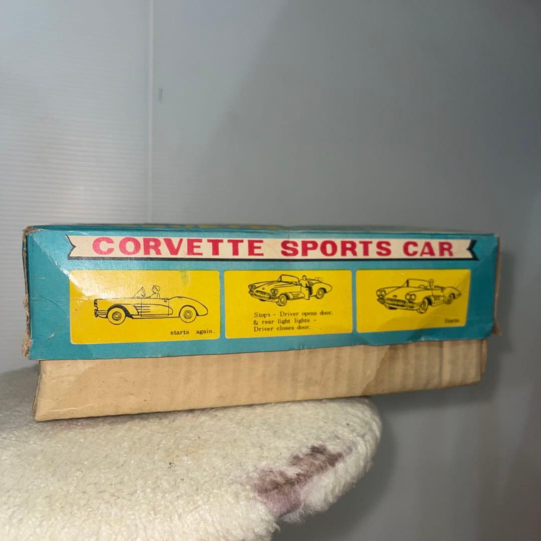 H*!様 コルベット　メイドインジャパン　ブリキ　おもちゃ　当時物　ビンテージ