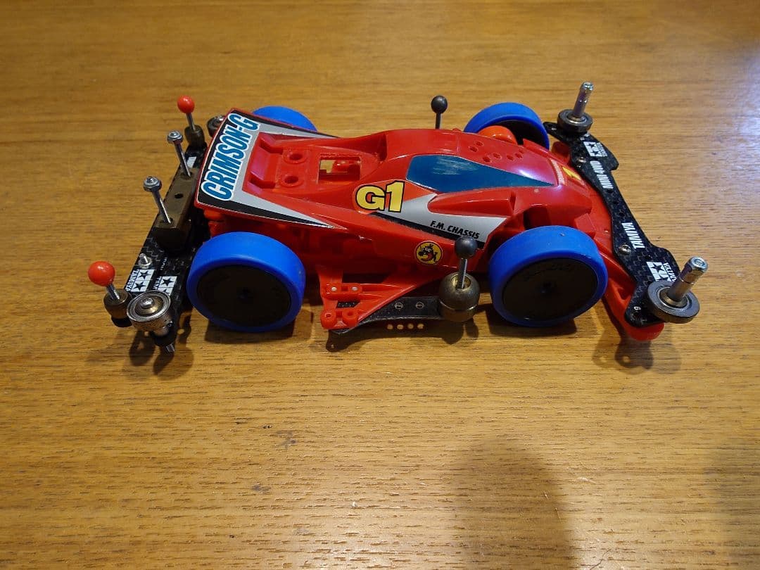 【希少】タミヤ ミニ四駆 クリムゾングローリー(B-MAXタイプ·組立済)