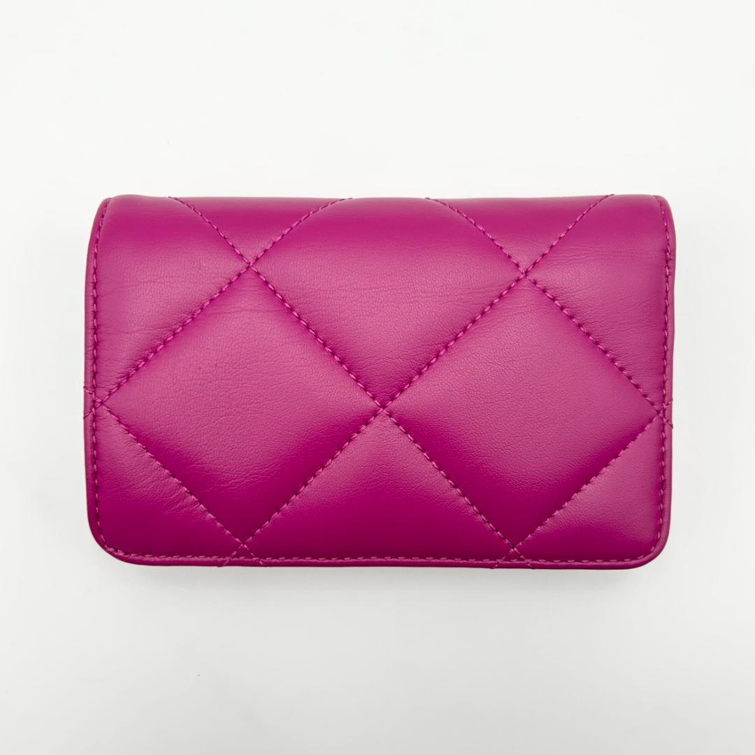 TORY BURCH　トリーバーチ　ウィラ　二つ折り財布　ピンクパープル