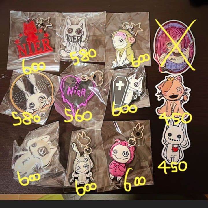 NieR ラバスト アクキー ステッカー