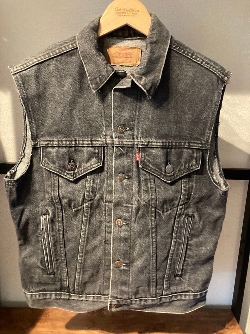 80's levi's 70506 denim vest 希少　レア