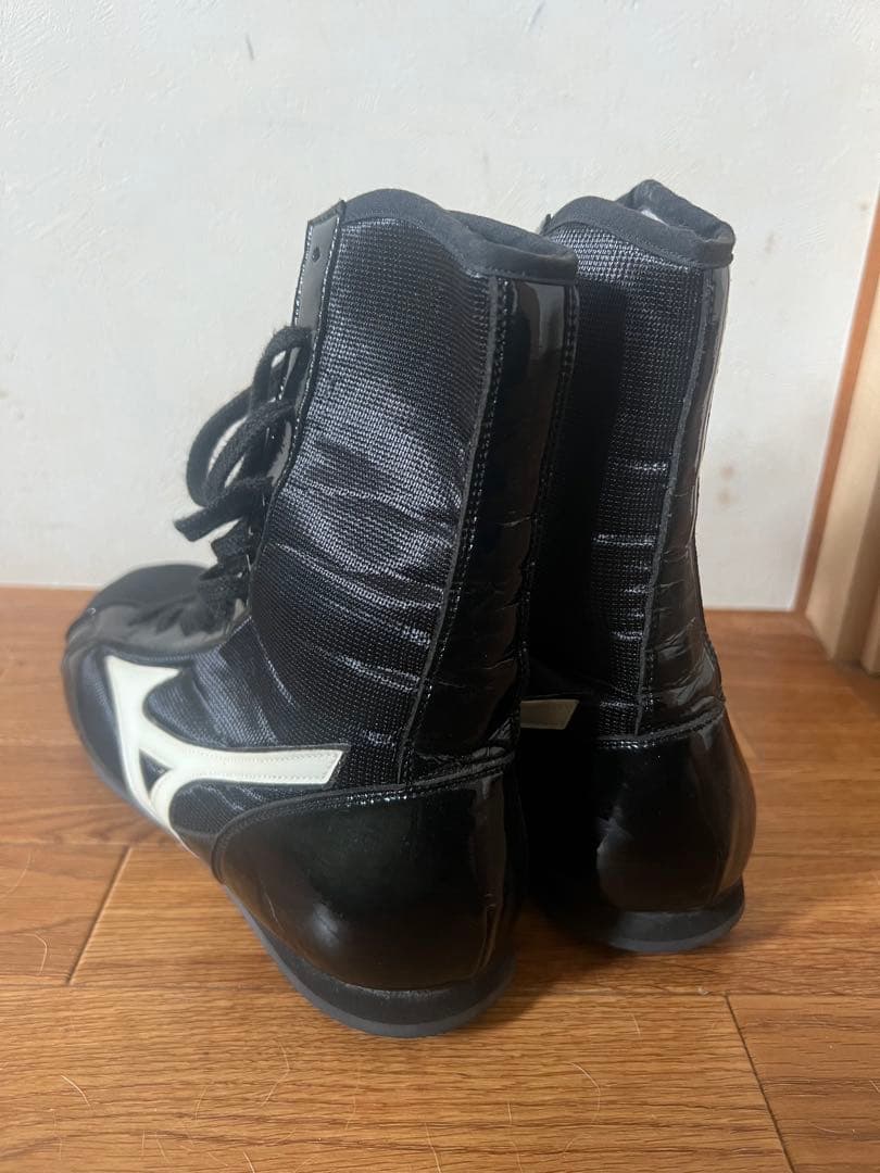 Mizuno ボクシングシューズ ハイカット ブラック/ホワイト