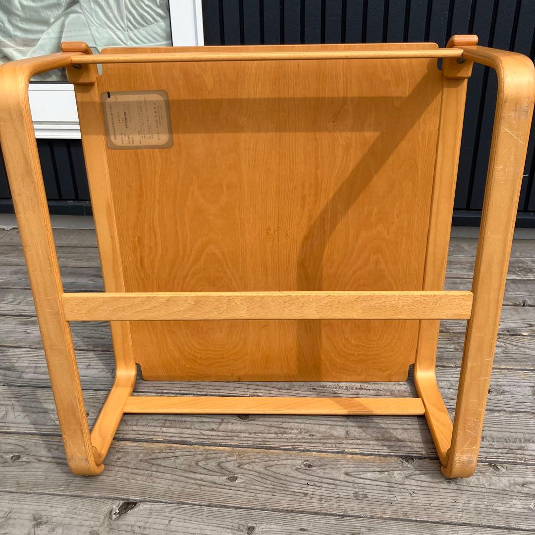 昭和レトロ 天童木工 サイドテーブル プライウッド ローテーブル 木製
